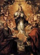 unknow artist Virgin of the Immaculate Conception with Sts Andrew and John the Baptist china oil painting artist